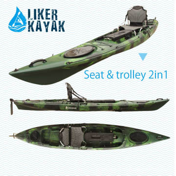 Single Seat Kayak sitzen auf Top Motor Kajak